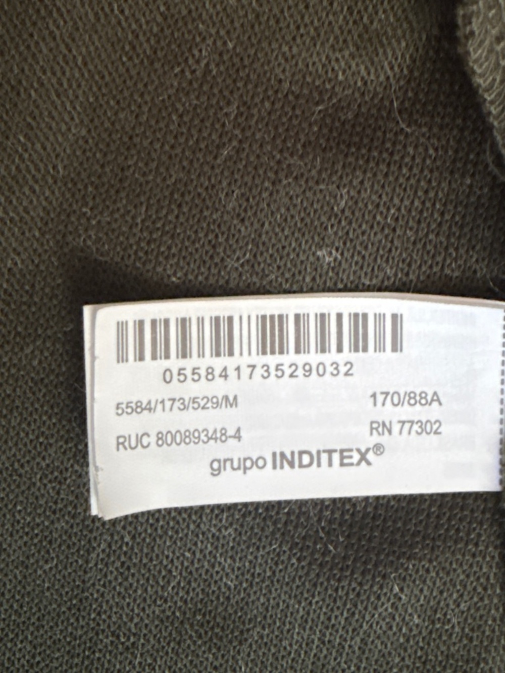Zara Soft Wrap Top Dark Green Size Medium Wrap Sweater - Picture 7 of 7
